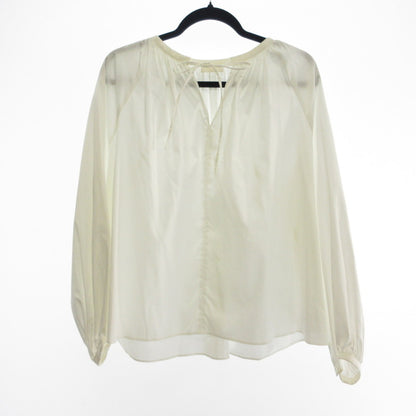【中古】BALLSEY | ボールジー ハイカウントサテン ボリュームスリーブブラウス ブラウス 11-01-14-01101 ホワイト サイズ：36