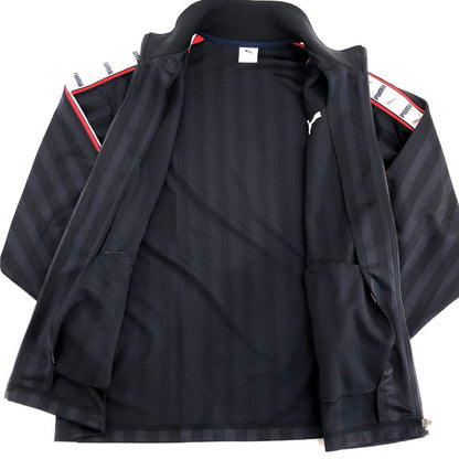 【中古】PUMA | プーマ SHADOW STRIPE セットアップ 527754-06/527755-06 2025S/S ネイビー サイズ：L