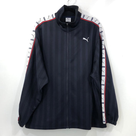 【中古】PUMA | プーマ SHADOW STRIPE セットアップ 527754-06/527755-06 2025S/S ネイビー サイズ：L