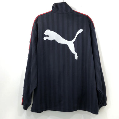 【中古】PUMA | プーマ SHADOW STRIPE セットアップ 527754-06/527755-06 2025S/S ネイビー サイズ：L