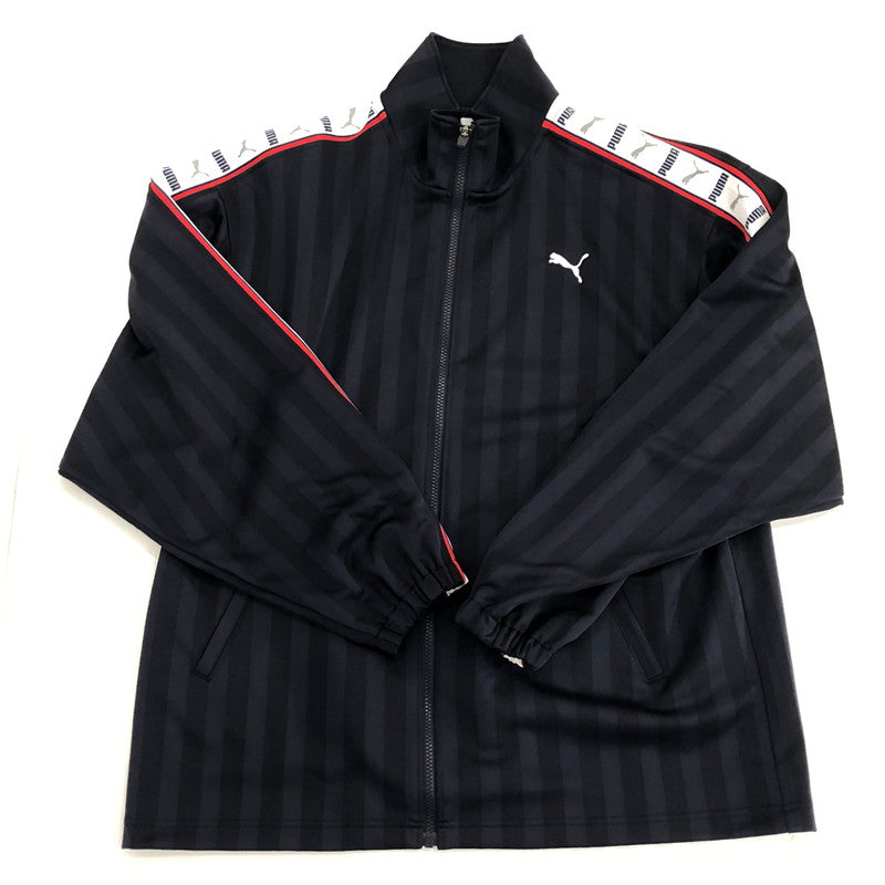 【中古】PUMA | プーマ SHADOW STRIPE セットアップ 527754-06/527755-06 2025S/S ネイビー サイズ：L