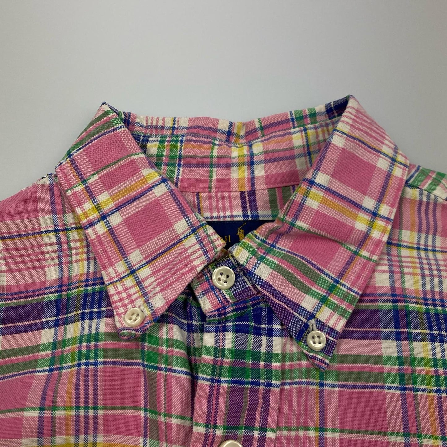 RALPH LAUREN | ラルフローレン マドラスチェックオックスフォード 長袖シャツ サイズ：M