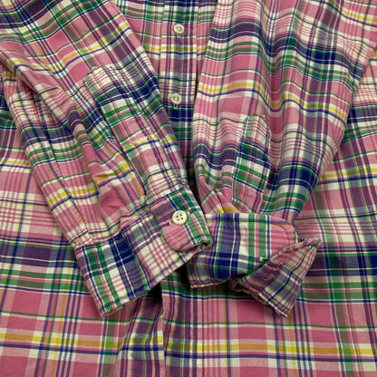 RALPH LAUREN | ラルフローレン マドラスチェックオックスフォード 長袖シャツ サイズ：M