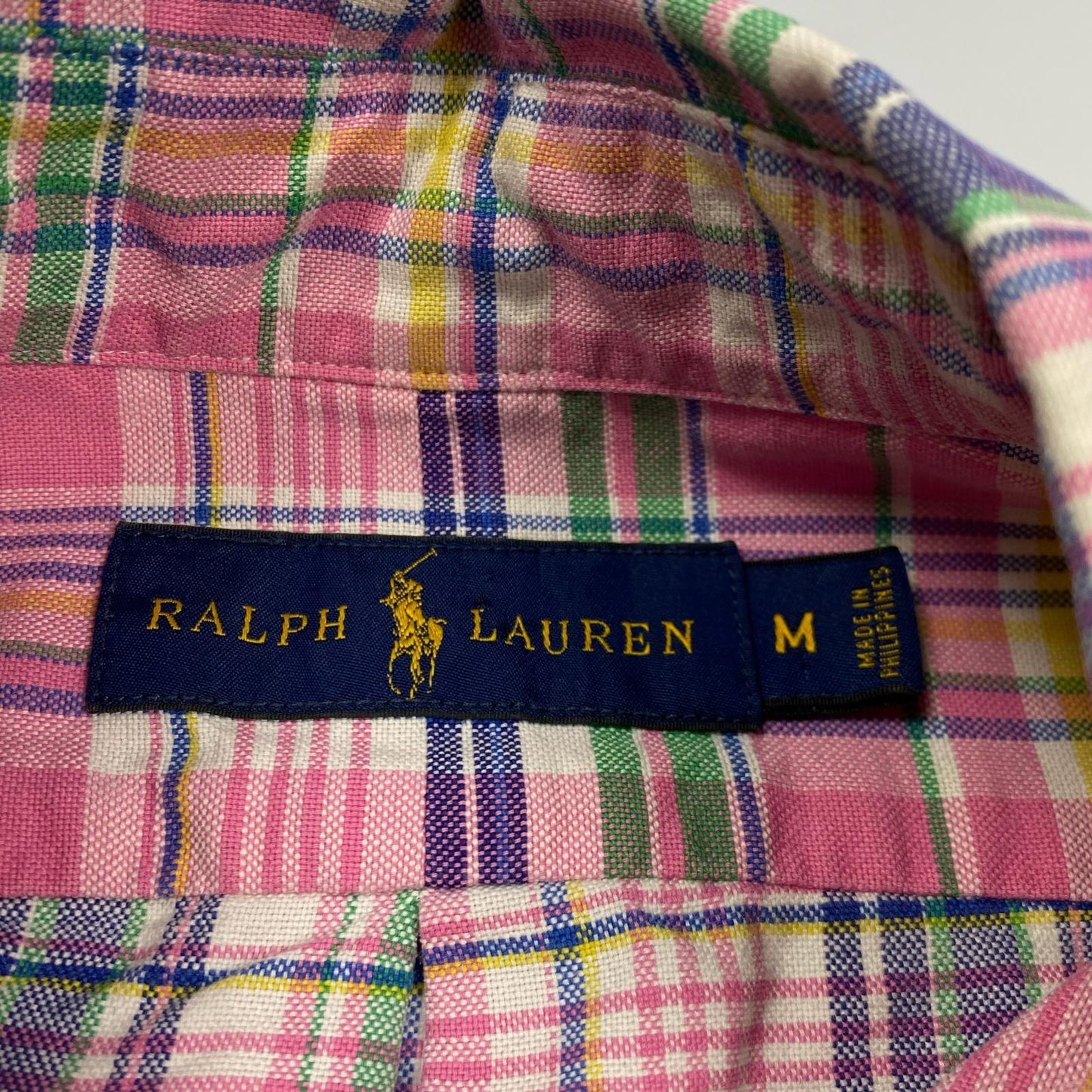 RALPH LAUREN | ラルフローレン マドラスチェックオックスフォード 長袖シャツ サイズ：M