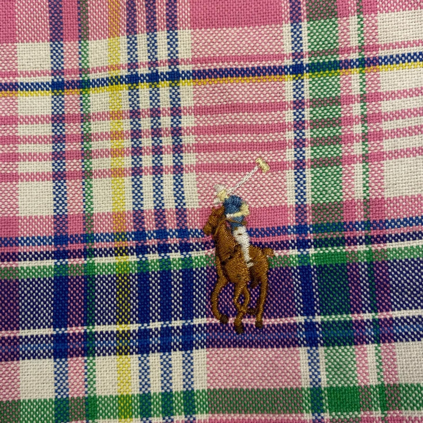 RALPH LAUREN | ラルフローレン マドラスチェックオックスフォード 長袖シャツ サイズ：M