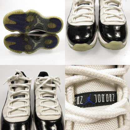 【中古】NIKE | ナイキ AIR JORDAN 11 RETRO LOW CONCORD スニーカー 528895-153 ホワイト 27cm
