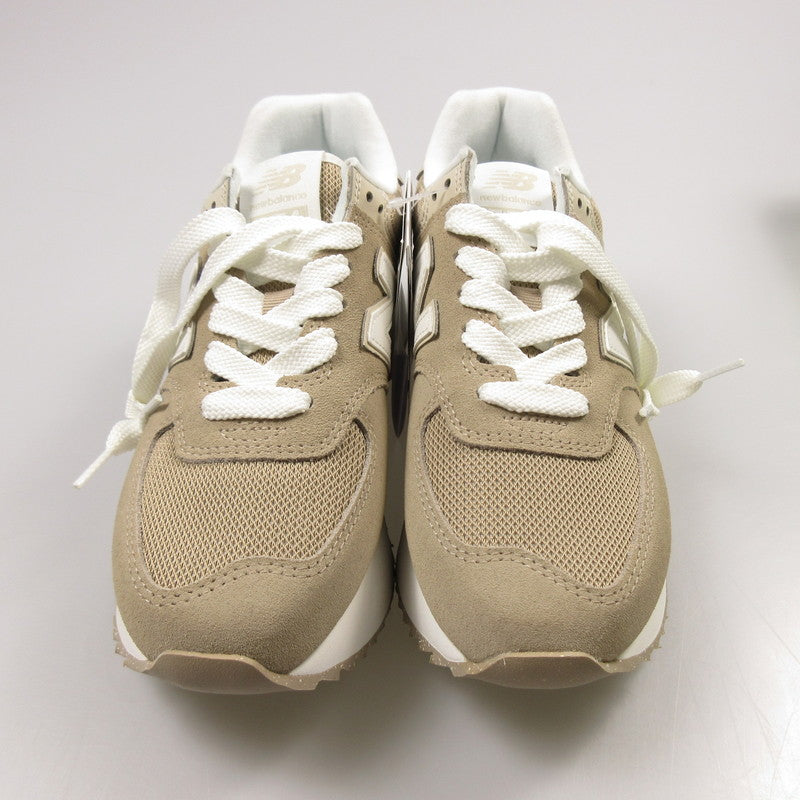 【中古】NEW BALANCE | ニューバランス スニーカー WL574ZSM ブラウン 24.5cm