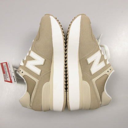 【中古】NEW BALANCE | ニューバランス スニーカー WL574ZSM ブラウン 24.5cm