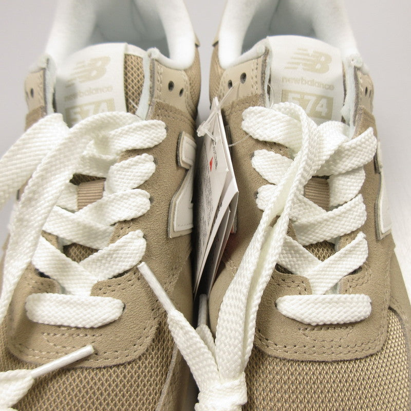 【中古】NEW BALANCE | ニューバランス スニーカー WL574ZSM ブラウン 24.5cm