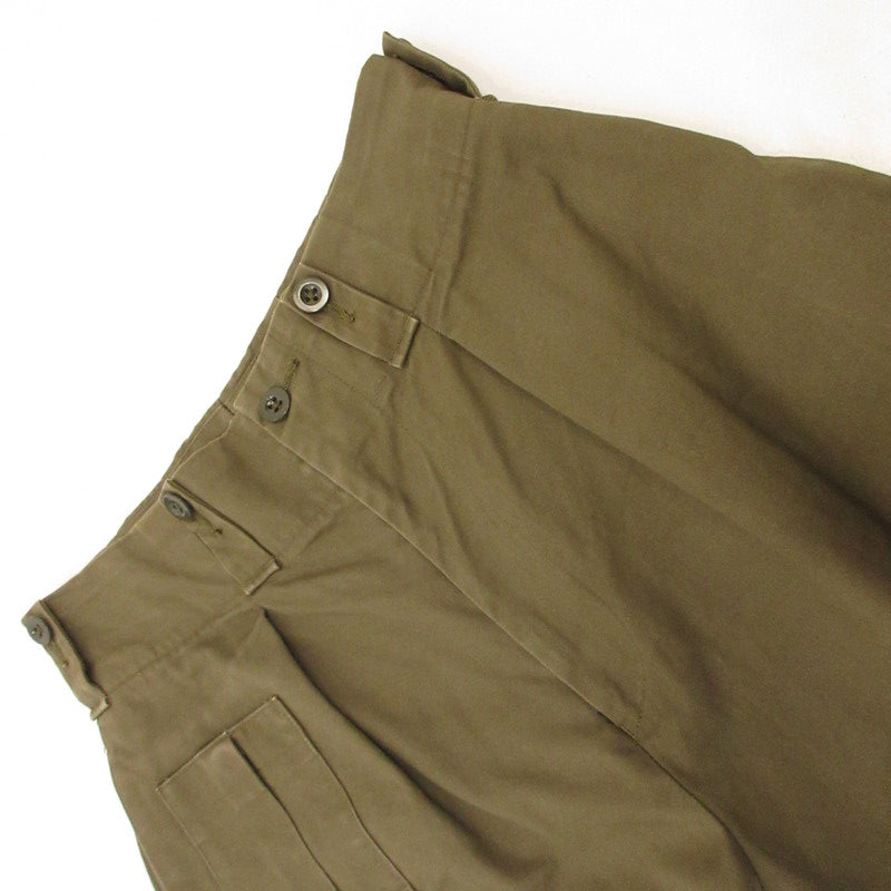 【中古】 YVAN パンツ TAN-P05F-21102 カーキ サイズ：40