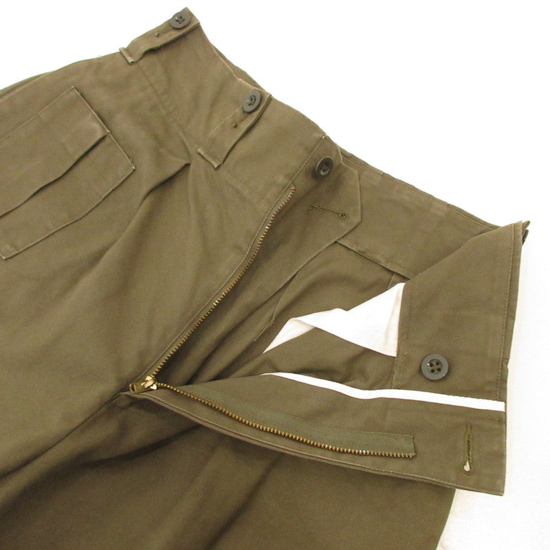 【中古】 YVAN パンツ TAN-P05F-21102 カーキ サイズ：40