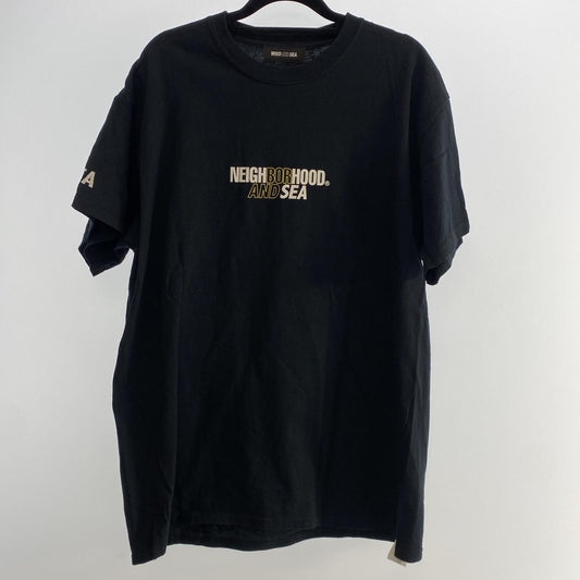 【中古】WIND AND SEA | ウィンダンシーウインダンシー 半袖Ｔシャツ 201ELWSN-STM01S ×NEIGHBORHOOD ブラック サイズ：L