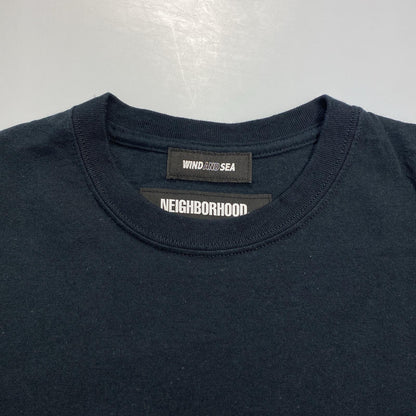 【中古】WIND AND SEA | ウィンダンシーウインダンシー 半袖Ｔシャツ 201ELWSN-STM01S ×NEIGHBORHOOD ブラック サイズ：L