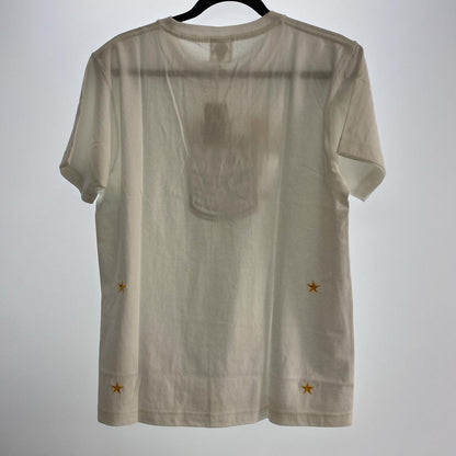 【中古】M&M CUSTOM PERFORMANCE | エムアンドエムカスタムパフォーマンス 半袖Ｔシャツ MHMM-02 ×MUSTARD HOTEL ホワイト サイズ：M