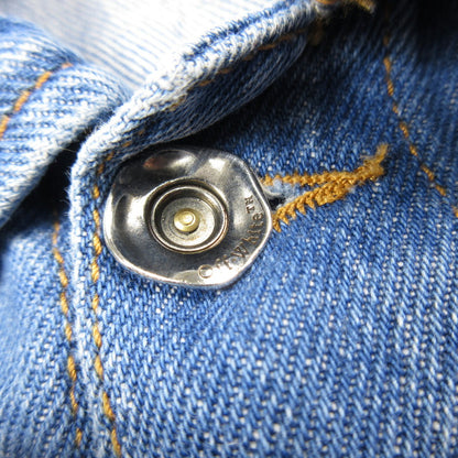 【中古】OFF-WHITE | オフホワイト Monogram Denim Shirt デニム OMYD040S22DEN002 並行品 ブルー サイズ：S