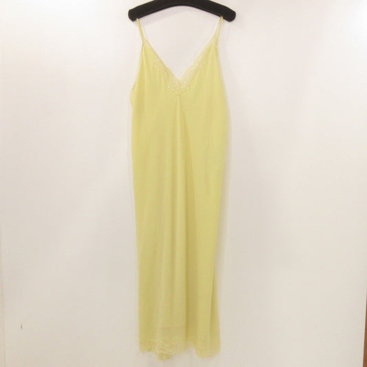 【中古】Mila Owen | ミラオーウェン レースデザインジョーゼットキャミワンピース ワンピース 09WFO251146 サイズ:F イエロー