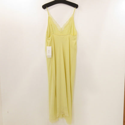 【中古】Mila Owen | ミラオーウェン レースデザインジョーゼットキャミワンピース ワンピース 09WFO251146 サイズ:F イエロー