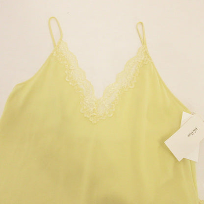 【中古】Mila Owen | ミラオーウェン レースデザインジョーゼットキャミワンピース ワンピース 09WFO251146 サイズ:F イエロー