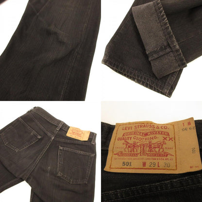 【中古】Levi's | リーバイス デニムパンツ 501-0660 USA製　年式:90s ブラック サイズ：29