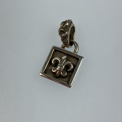 【中古】CHROME HEARTS | クロムハーツ フレームドBSフレアチャーム ペンダントトップ シルバー