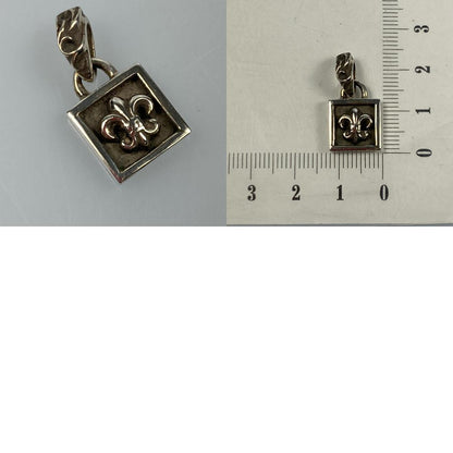 【中古】CHROME HEARTS | クロムハーツ フレームドBSフレアチャーム ペンダントトップ シルバー