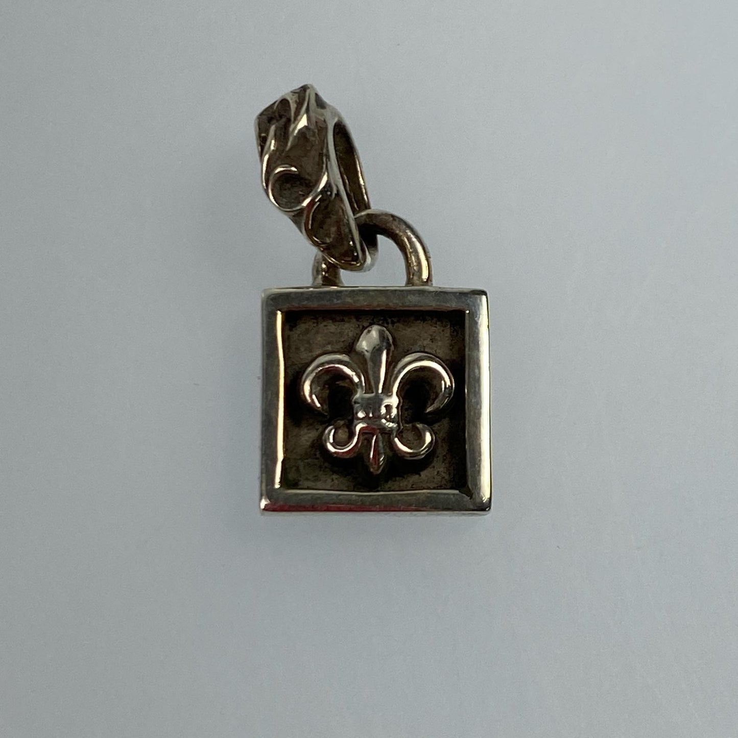 【中古】CHROME HEARTS | クロムハーツ フレームドBSフレアチャーム ペンダントトップ シルバー