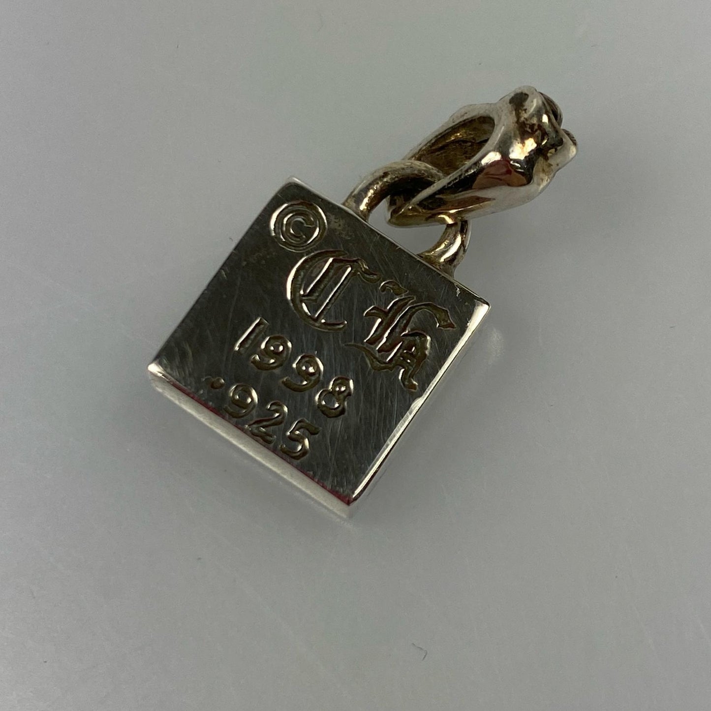 【中古】CHROME HEARTS | クロムハーツ フレームドBSフレアチャーム ペンダントトップ シルバー