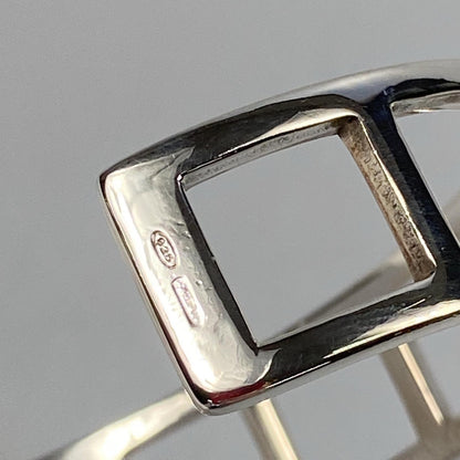 【中古】GUCCI | グッチ オープンスクエアバングル ブレスレット