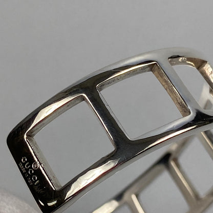 【中古】GUCCI | グッチ オープンスクエアバングル ブレスレット