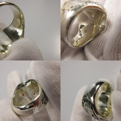 【中古】W)TAPS | ダブルタップス COLLEGE RING リング・指輪 SV950 シルバー