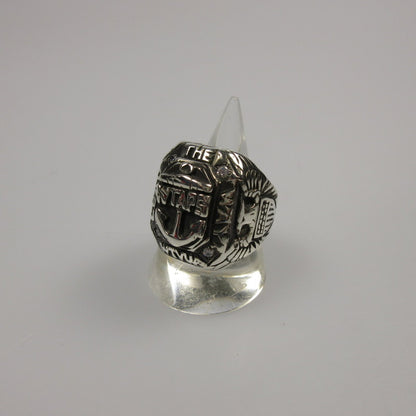 【中古】W)TAPS | ダブルタップス COLLEGE RING リング・指輪 SV950 シルバー