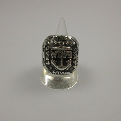 【中古】W)TAPS | ダブルタップス COLLEGE RING リング・指輪 SV950 シルバー