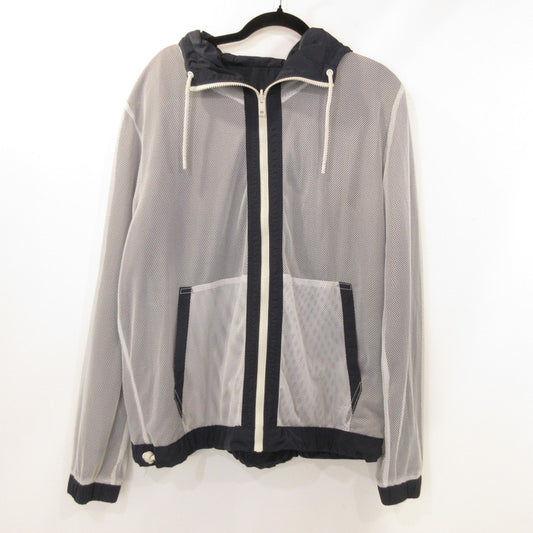【中古】DIESEL | ディーゼル テフロン加工ブレイブマン ナイロンジャケット ネイビー サイズ：XXL
