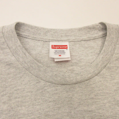 Supreme BEDROOM TEE Short Sleeve T-Shirt 2025S/S Gray Size: M