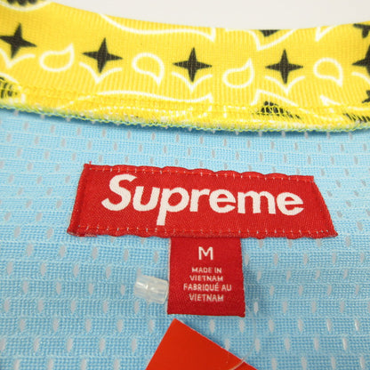 【中古】Supreme | シュプリーム BANDANA FOOTBALL JERSEY 半袖シャツ ライトブルー サイズ：M