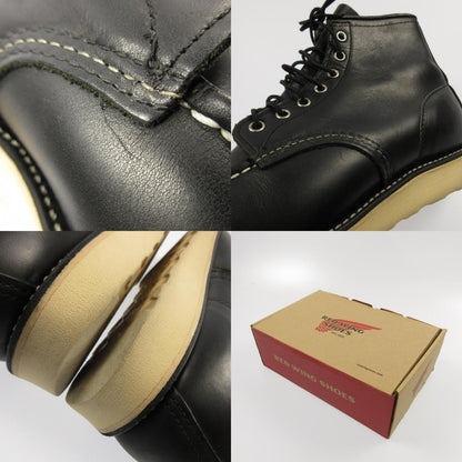【中古】RED WING | レッドウィング MOC TOE CLASSIC ブーツ 9075 ブラック 27cm