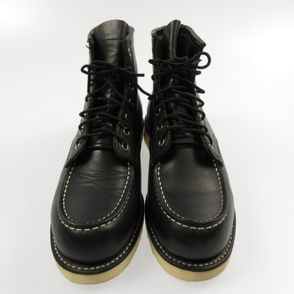 【中古】RED WING | レッドウィング MOC TOE CLASSIC ブーツ 9075 ブラック 27cm