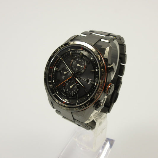 【中古】CITIZEN | シチズン ATTESA ACT LINE 腕時計 H800-T025871 アナログクォーツ ブラック