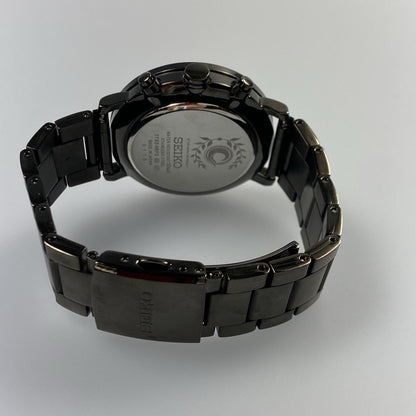 【中古】SEIKO | セイコー マシュキリエライトモデル 腕時計 7T92-HBF0 ×FATE ブラック