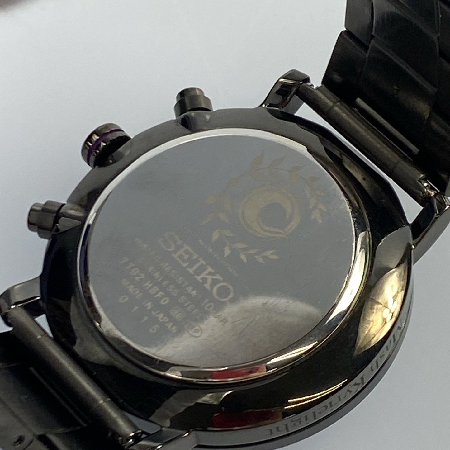 【中古】SEIKO | セイコー マシュキリエライトモデル 腕時計 7T92-HBF0 ×FATE ブラック