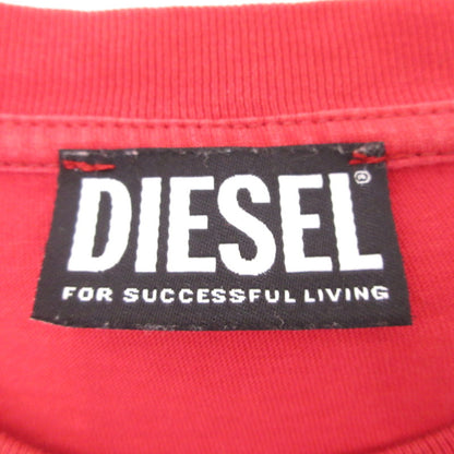 【中古】DIESEL | ディーゼル 半袖Ｔシャツ T-JUST-E16 レッド サイズ：L