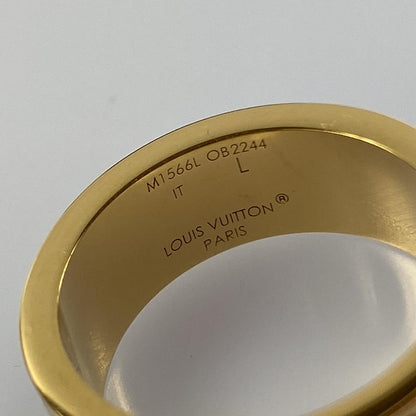 【中古】LOUIS VUITTON | ルイ・ヴィトン ナノグラムエナメル リング・指輪 M1566L