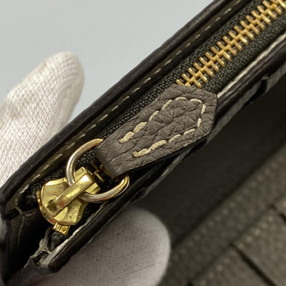 【中古】BONAVENTURA | ボナベンチュラ ベルテッドマルチロングウォレット 長財布 BWAT32R グレー