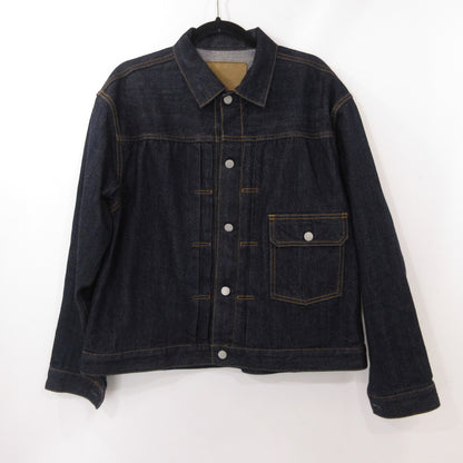 【中古】Ordinary fits | オーディナリーフィッツ DENIM JACKET TYPE 1ST デニム 011OW-125 ネイビー サイズ：38