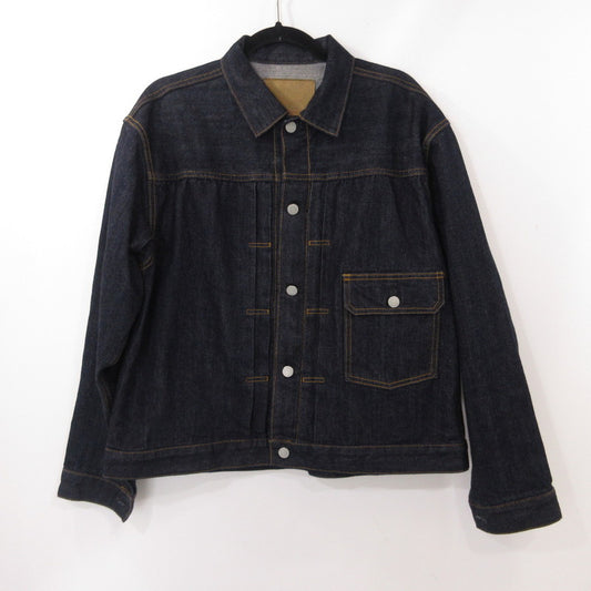 【中古】Ordinary fits | オーディナリーフィッツ DENIM JACKET TYPE 1ST デニム 011OW-125 ネイビー サイズ：38