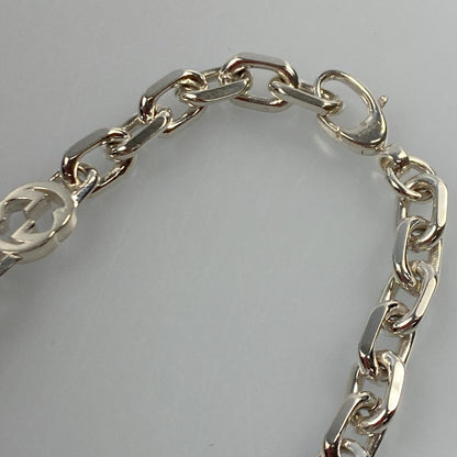 【中古】GUCCI | グッチ インターロッキングチェーン ブレスレット 620798