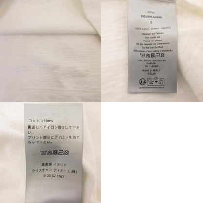 【中古】Dior | ディオール Slub Cotton Jersey T-Shirt 半袖Ｔシャツ 393J696A0849 国内正規品 ホワイト サイズ：S
