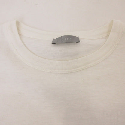 【中古】Dior | ディオール Slub Cotton Jersey T-Shirt 半袖Ｔシャツ 393J696A0849 国内正規品 ホワイト サイズ：S