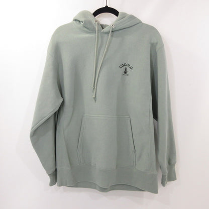 【中古】COCOLO BLAND | ココロブランド BACK BONG HOODIE パーカー グリーン サイズ：L