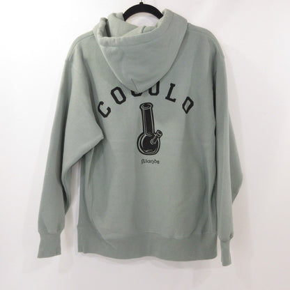 【中古】COCOLO BLAND | ココロブランド BACK BONG HOODIE パーカー グリーン サイズ：L